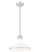 Pendant Z-Lite 831P12-BN Brushed Nickel Reznor 1 Light Pendant Z-Lite