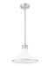 Pendant Z-Lite 831P12-BN Brushed Nickel Reznor 1 Light Pendant Z-Lite