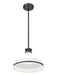 Pendant Z-Lite 831P12-MB Matte Black Reznor 1 Light Pendant Z-Lite
