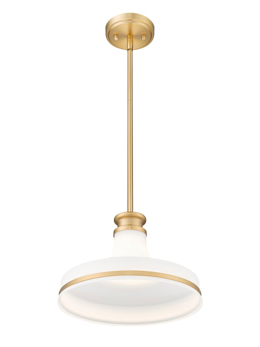Pendant Z-Lite 831P12-MGLD Modern Gold Reznor 1 Light Pendant Z-Lite