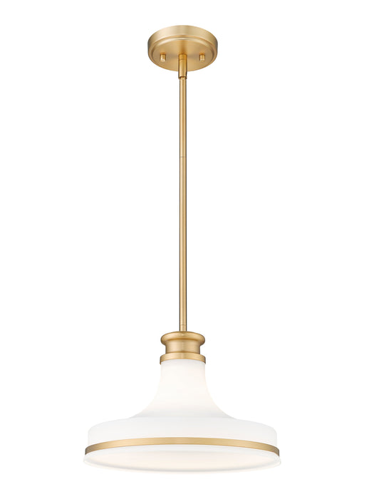 Pendant Z-Lite 831P12-MGLD Modern Gold Reznor 1 Light Pendant Z-Lite