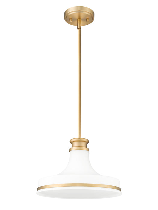 Pendant Z-Lite 831P12-MGLD Modern Gold Reznor 1 Light Pendant Z-Lite