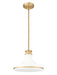 Pendant Z-Lite 831P12-MGLD Modern Gold Reznor 1 Light Pendant Z-Lite