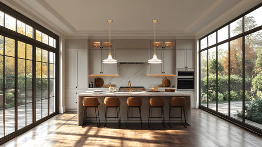 Pendant Z-Lite 831P12-MGLD Modern Gold Reznor 1 Light Pendant Z-Lite