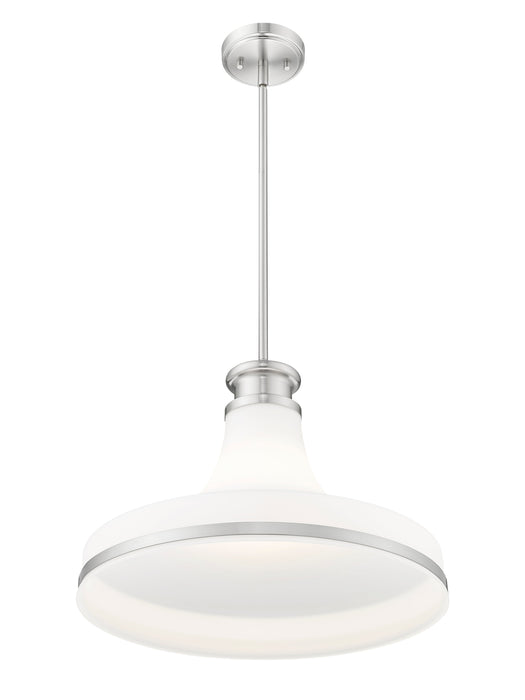Pendant Z-Lite 831P18-BN Brushed Nickel Reznor 1 Light Pendant Z-Lite