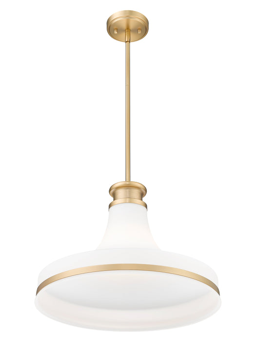 Pendant Z-Lite 831P18-MGLD Modern Gold Reznor 1 Light Pendant Z-Lite