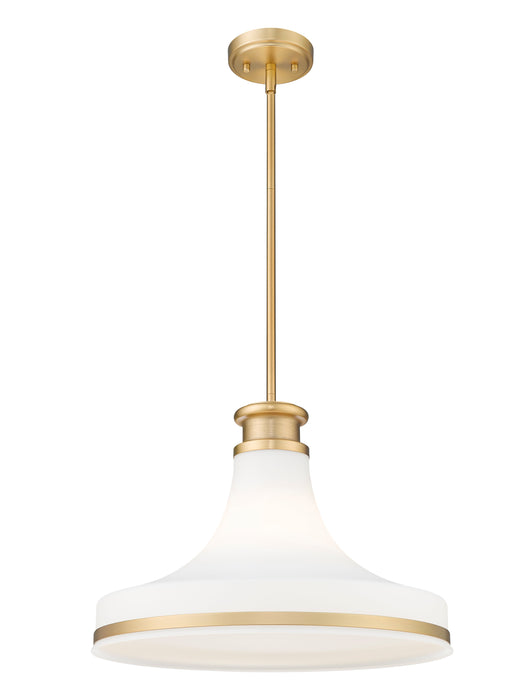 Pendant Z-Lite 831P18-MGLD Modern Gold Reznor 1 Light Pendant Z-Lite