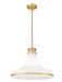 Pendant Z-Lite 831P18-MGLD Modern Gold Reznor 1 Light Pendant Z-Lite