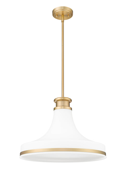 Pendant Z-Lite 831P18-MGLD Modern Gold Reznor 1 Light Pendant Z-Lite