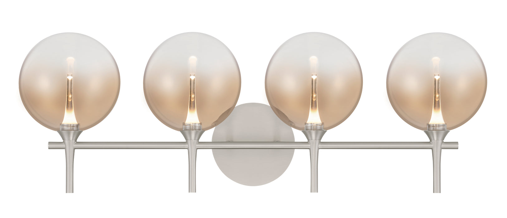 Eurofase 48917-032 Iissa 4-Light Satin Nickel LED Vanity Light