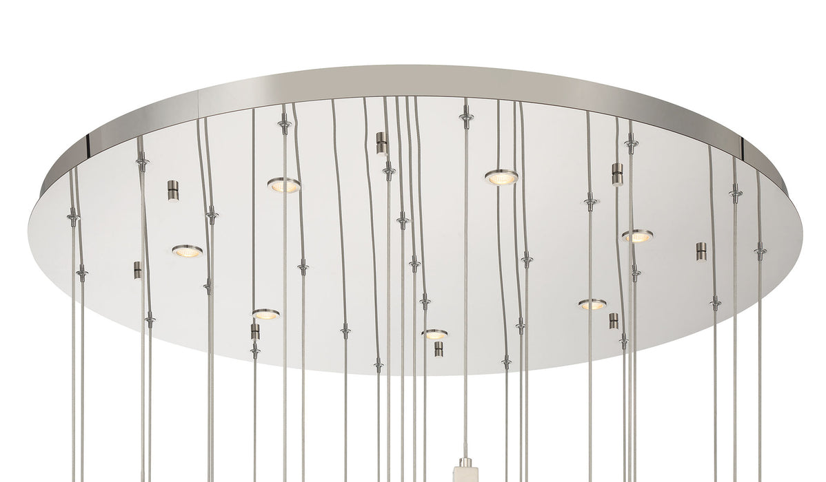 Eurofase 49920-017 Jateo 40" Polished Nickel LED Chandelier