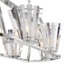Eurofase 38867-019 Ricca 45" Chrome Chandelier