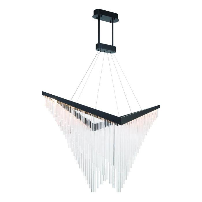 Eurofase 47188-020 Vivien 60" Matte Black LED Chandelier