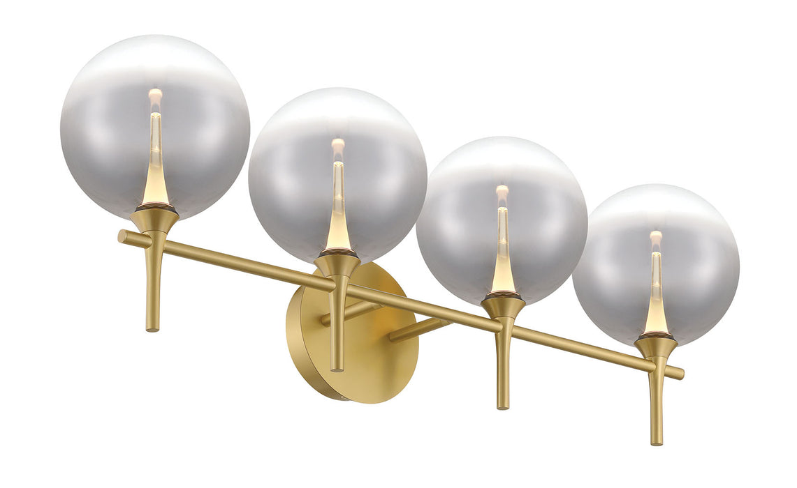 Eurofase 48916-028 Iissa 4-Light Gold LED Vanity Light