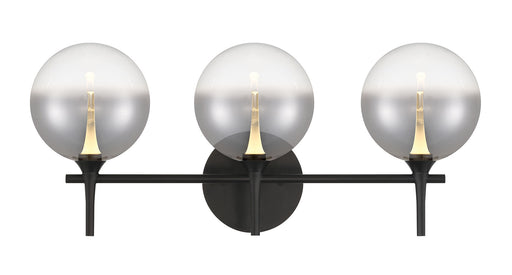 Eurofase 48915-021 Iissa 3-Light Matte Black LED Vanity Light