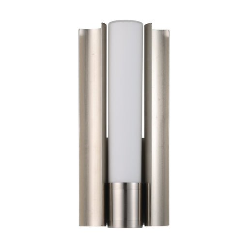Vanity Light Thesis 207625A Colton 12 inch 1 light Brushed Nickel 5CCT LED Vanity Light with Etched Opal Glass Shade THESIS
