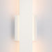 Exterior Wall Sconce Thesis 207716A Jacks 22 inch Textured White 5CCT LED Exterior Wall Sconce THESIS