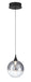 Eurofase 50250-028 Iissa 6" Matte Black LED Pendant Light