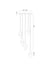 Eurofase 45594-014 Rola 18" Gold LED Chandelier