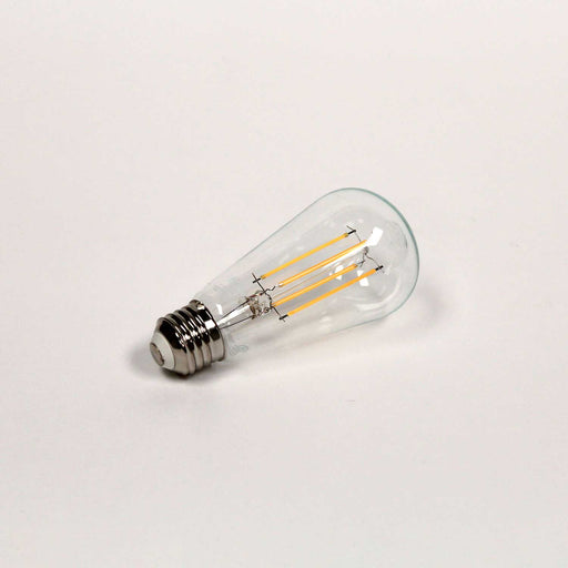 LED Filament Bulbs Halco - ST19CL8ANT/827/LED2 - LED S19 Shape Filament Clear (E26) 120V 800L 15Khr Dimm Halco Lighting Technologies