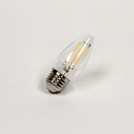 LED Filament Bulbs Halco - B11CL5ANT/827/E26/LED2 - LED Bullet (B11) Filament Clear (E26) 120V 500L 15Khr Dimm Halco Lighting Technologies