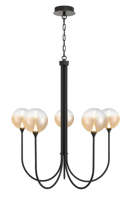 Eurofase 48923-039 Iissa 34" Matte Black LED Chandelier