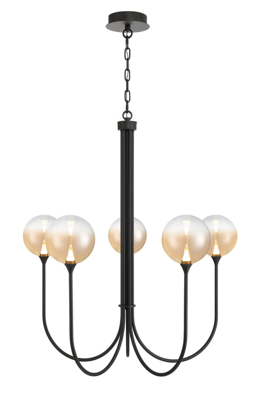 Eurofase 48923-039 Iissa 34" Matte Black LED Chandelier