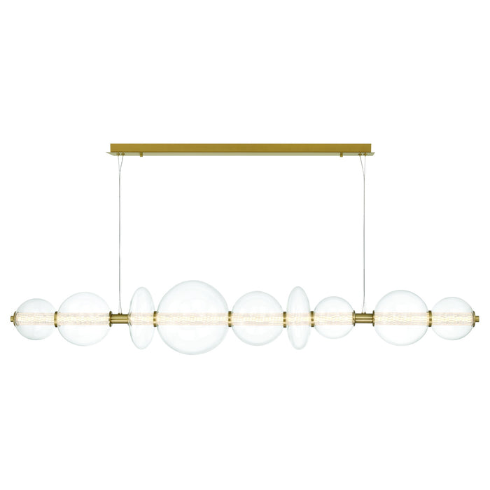 Eurofase 47257-016 Atomo 74" Gold LED Chandelier