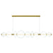 Eurofase 47257-016 Atomo 74" Gold LED Chandelier