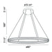 Eurofase 37093-013 Forster 60" Matte Black LED Chandelier