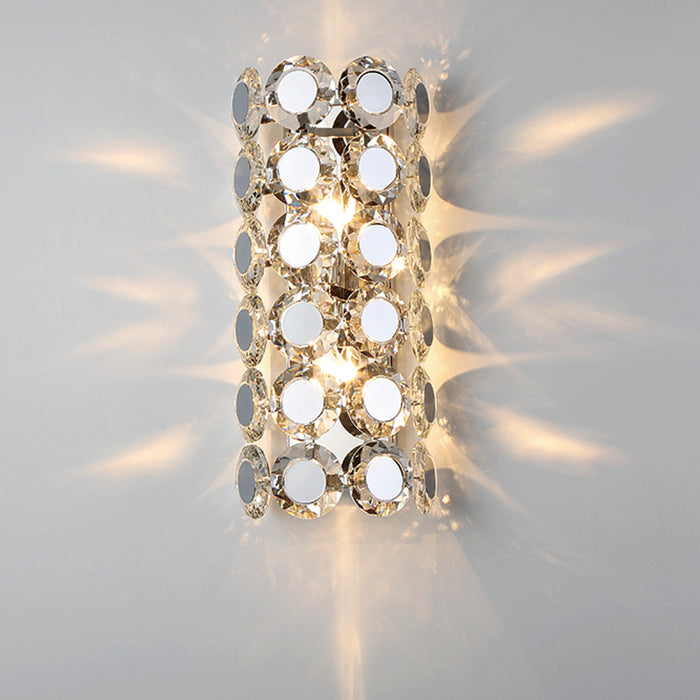 Eurofase 44283-018 Perrene 19" Chrome Wall Sconce