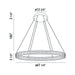 Eurofase 37092-016 Forster 47" Matte Black LED Chandelier