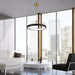 Eurofase 37082-017 Pemberton 26" Brushed Brass LED Pendant Light