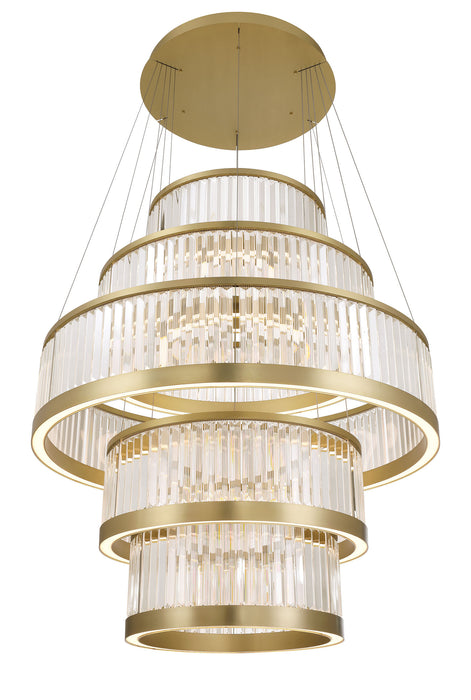 Eurofase 49350-012 Empra 47" Gold LED Chandelier