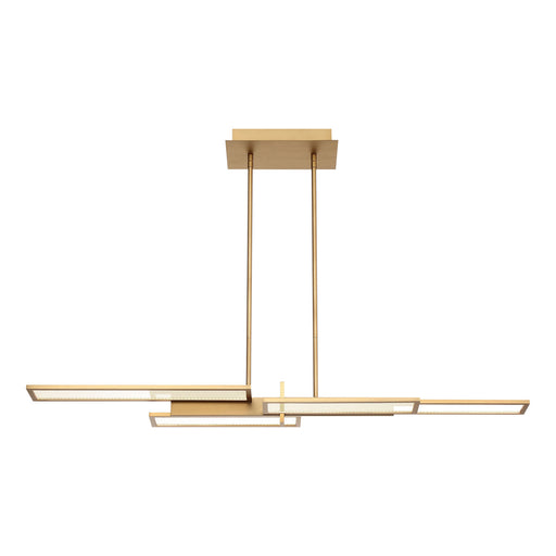 Eurofase 37062-026 Bayswater 46" Matte Gold LED Chandelier