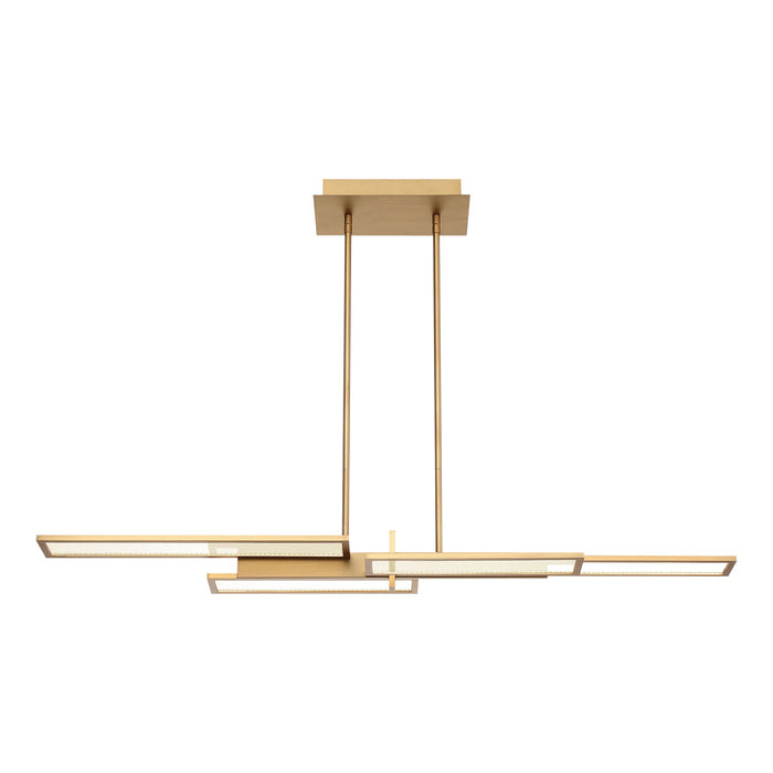 Eurofase 37062-026 Bayswater 46" Matte Gold LED Chandelier