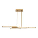 Eurofase 37062-026 Bayswater 46" Matte Gold LED Chandelier