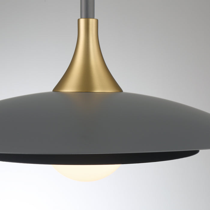 Eurofase 46441-034 Welsh 18" Matte Grey LED Pendant Light