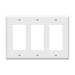 Wall Plate Designer Style Wall Plate Three Gang LightStore