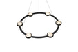 Eurofase 39308-016 Circolo 36" Matte Black LED Chandelier