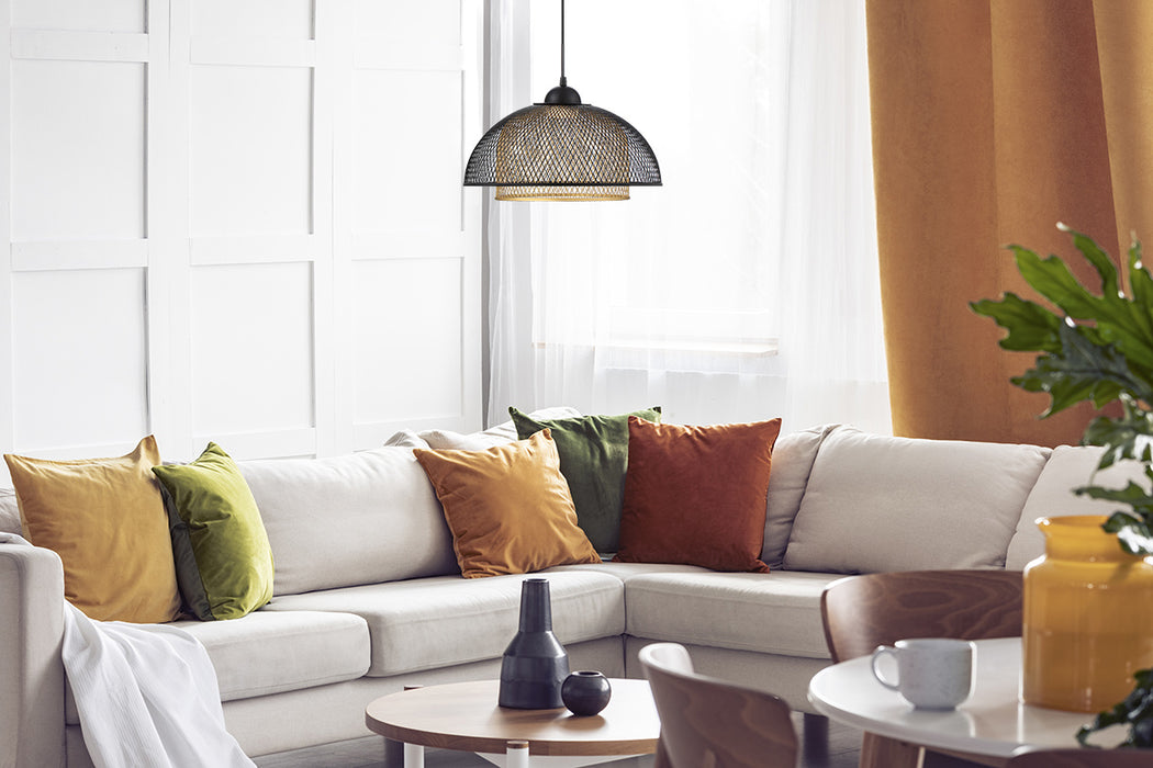 Eurofase 35945-017 Kenmore 16" Matte Black LED Pendant Light