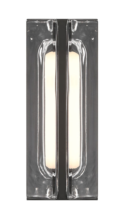 Eurofase 49022-025 Langferd 12" Matte Black LED Outdoor Wall Light