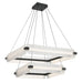 Eurofase 50054-022 Neoness 34" Matte Black LED Chandelier