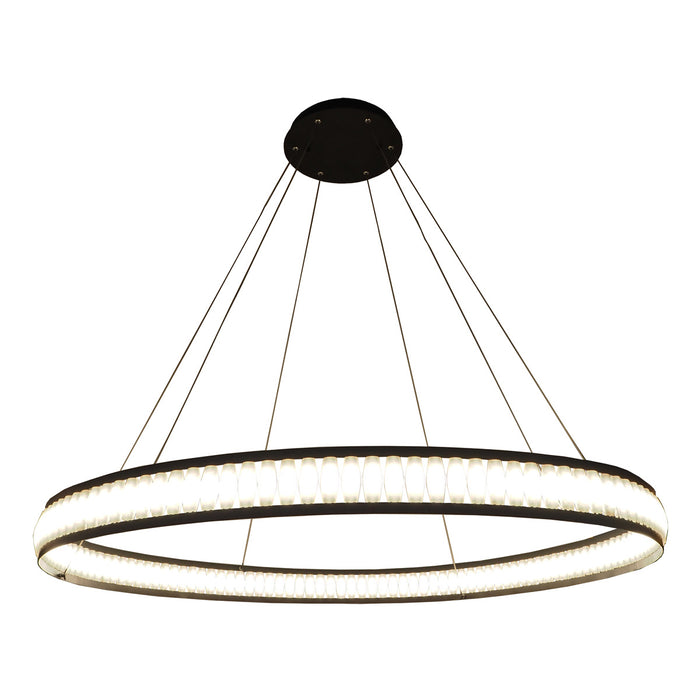 Eurofase 37092-016 Forster 47" Matte Black LED Chandelier