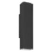 Exterior Wall Sconce Thesis 207741A Jasper 20 inch 2 light Textured Black LED Exterior Wall Sconce THESIS
