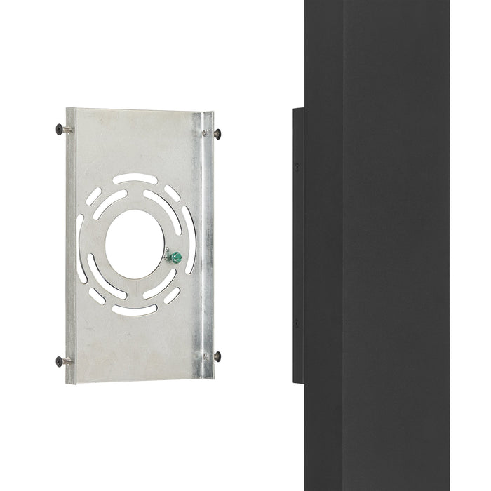 Exterior Wall Sconce Thesis 207741A Jasper 20 inch 2 light Textured Black LED Exterior Wall Sconce THESIS