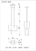 Eurofase 37347-035 Coburg 23" Anodized Silver LED Pendant Light