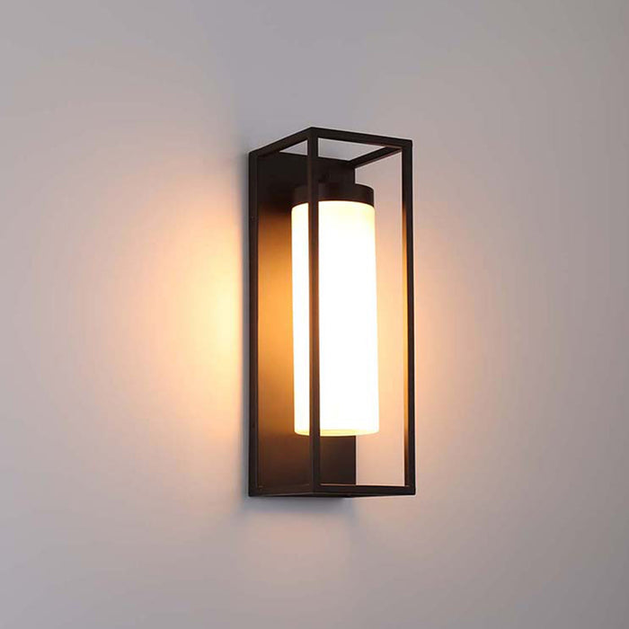 Eurofase 41962-015 Ren 17" Powder Coat Black Outdoor Wall Light