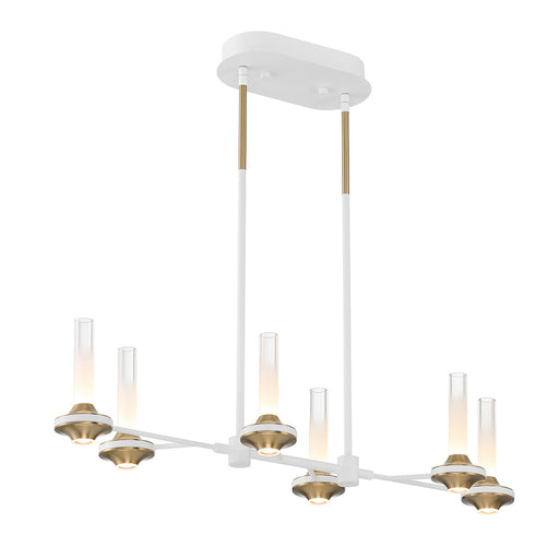 Eurofase 45713-026 Torcia 31" Matte White LED Chandelier