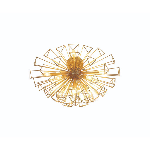 Eurofase 46762-023 Dendelio 30" Matte Gold Chandelier